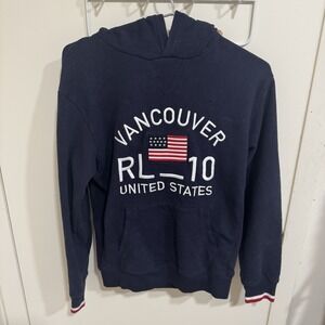 Youth Polo Ralph Lauren 2010 Olympic Vancouver Team USA #10 Hoodie Large 14-16